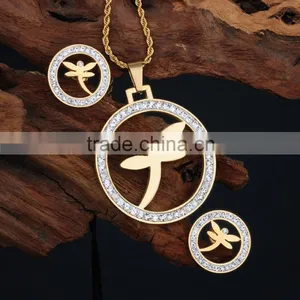 2014 Fashion 18 Carat Gold Plated Jewelry Sets thumbnail-2
