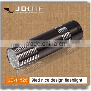 9 Led Nice Looking Good for Flashlight Wedding Favors Aluminum Flashlight Housing thumbnail-1