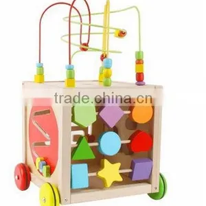 Hot Sale Item --- Classic Multi-activity Cube With Wheels thumbnail-1