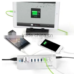 M3H73P Mutil Function Aluminum Usb 3.0 Hub, Multi-function Usb Hub+usb Charger thumbnail-1
