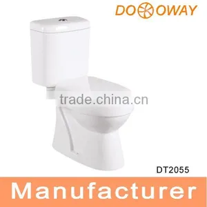 Western Style Bathroom Sanitary Ware Ceramic European Market Toilet D8080A thumbnail-2
