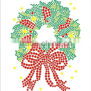 Hot-fix Wreath Rhinestons Motif thumbnail-1