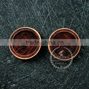 16mm Setting Size Vintage Style Natual Log Wood Bezel Round Pendant Setting DIY Findings Supplies 1411144 thumbnail-1