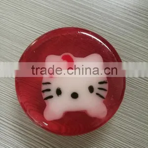 Transparent Hellokitty Cartoon Soap, Natural Beauty Soaps thumbnail-1