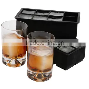 2 Inch Cubes Keep Your Drink Chilled For Hours Without Diluting It Silicone Large Ice Cube Tray thumbnail-4