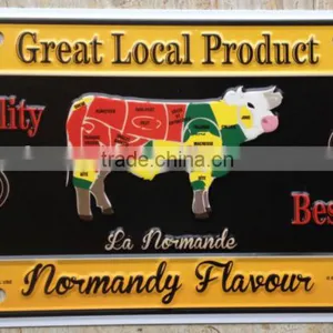 Kitchen Interesting Funny Metal Plates thumbnail-1
