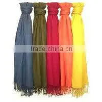 SILK VELEVET BURN OUT SHAWL / Sell Jamawar Beaded Shawls Scarves / Hand Painted High Quality Lady's Silk Shawls thumbnail-1