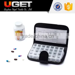Multifunctional One Week 7-days Waterproof 28 Day Wallet Pill Box thumbnail-1