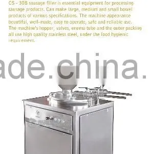 GS-30B Best Price Double Tube Type Automatic Sausage Filler Maker Making Machine thumbnail-6
