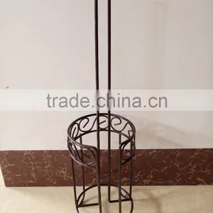 Metal Wire Chrome Paper Roll Stand/Toliet Paper Roll Holder thumbnail-3