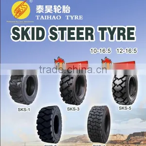 TAIHAO Brand China Tyre Top China Brand Bobcat Skid Steer Tyre Soft Muddy Road Sks-110-16.5 12-16.5 14-17.5 15-19.5 11L-16 thumbnail-5