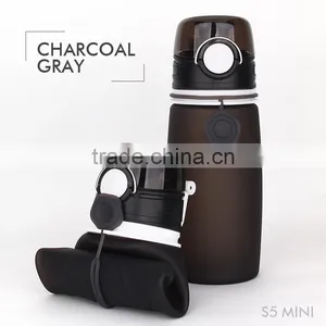 500ml Squeeze Silicone Water Bottle for Outdoor thumbnail-3