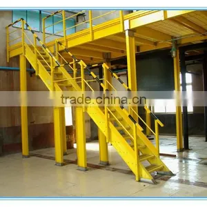 Anti-corrosion Fiberglass Platform Step Ladder thumbnail-1