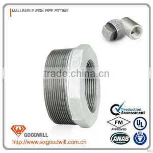Hot Dipped Galvanized Malleable Iron Pipe Fittings du Bushing thumbnail-3