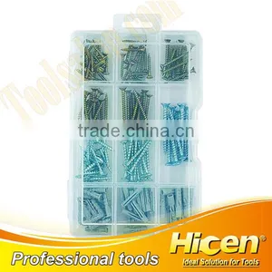 161Pcs Screw And Wall Plug Kit thumbnail-1