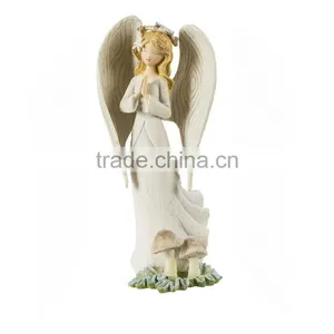 White Angel Resin Figurine - 7 Inches thumbnail-1