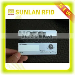 School Polycarbonate/PVC Material id Card With ISO Size and Custom thumbnail-1