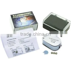 20x Magnifying Optical Glass LED Light Jeweler Loupe thumbnail-2