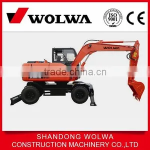 8ton Mini Wheel Excavator thumbnail-1
