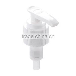 High Quality White Screw Down Ribbed pp Lotion Pump thumbnail-5