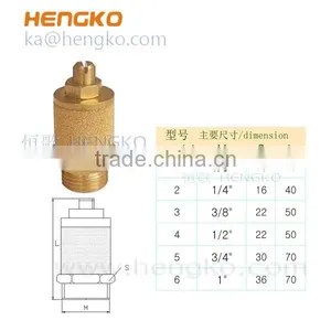 Sintered Bronze Breather Vent Silencer Cap thumbnail-5