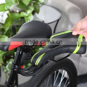 BaseCamp Bicycle MTB Cycling 3D Leather Ride Cushion Mat Prolong Bicycle Saddle Hollow Bike Seat thumbnail-2