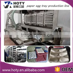Recycled Waste Paper Pulp Egg Tray Molding Machine thumbnail-2