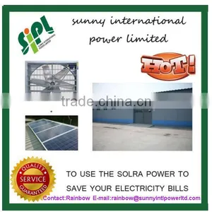 Vent Tool Solar Energy DC Powered Solar Air Ventilation Exhaust Fan for Industry Poultry thumbnail-6