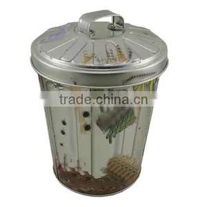 Round Embossed Metal Tin Boxes thumbnail-1
