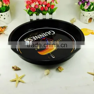 Small Round Metal Tin Tray thumbnail-1