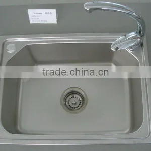 Single Bowl Stainless Steel Kitchen Sink thumbnail-1