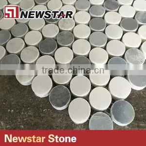 Newstar Factory Supply Circle Round Patterns Marble Polishing Mosaic thumbnail-2
