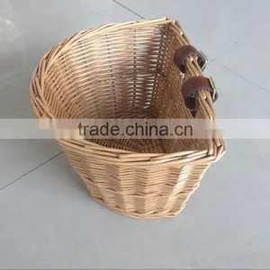 Half Round Willow Wicker Basket, Better Used for Bike Storage thumbnail-3