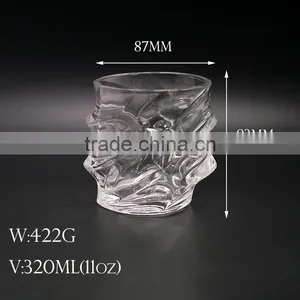 900ml Glass Whiskey Decanter With Special Shape Glass Wine Decanter, Glass Decanter thumbnail-4