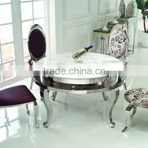 TH351 Guangdong Cheap Price Pedestal Dining Table thumbnail-2