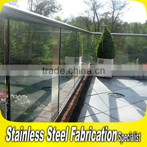 Fine Art 304 Stainless Steel Balcony Railing Design Glass thumbnail-5