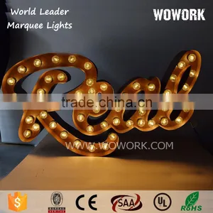 Lighted Alphabet Metal Letter Sign thumbnail-2