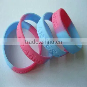 The Mixed Colors Silicone Bracelet thumbnail-1