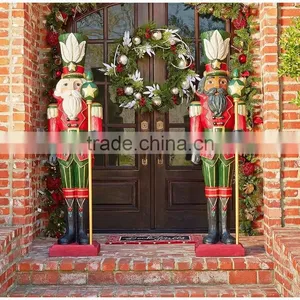 Custom Life Size Fiberglass Christmas Nutcracker Sculpture thumbnail-3