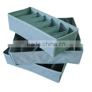 Three-piece Bamboo Charcoal Storage Boxes Without Covers thumbnail-1