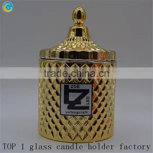 Silver Decorative Glass Candy Jars thumbnail-6