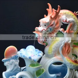 White Ceramic Gift Craft Dragon Ball for Home Decorating thumbnail-3