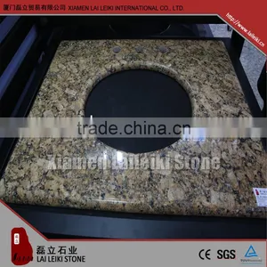 Polished New Crema Marfil Prefab Marble Kitchen Countertop thumbnail-4