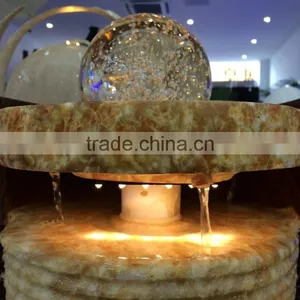 Wholesale Led Fengshui Resin Water Fountain With Crystal Ball thumbnail-4