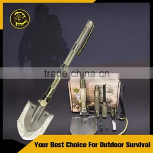 Duoji Best Outdoor Camping Steel Shovel as Car Repair Tools, Car Emergency Survival Kit Tools thumbnail-1