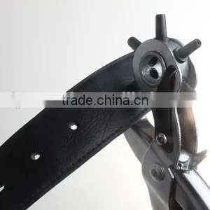 6 Sized Heavy Duty Leather Hole Punch Hand Pliers Belt Holes Punches 8" Punch Plier Duty Punching Plier thumbnail-5