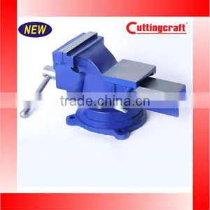 4 Inch 100mm Bench Vise Light Duty Fixed With Anvil thumbnail-1
