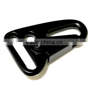 1-1/4" HK Hook, Zinc Alloy Metal Hook, HK Snap Hooks Gun Sling Hook, Snap Hook in Dull Black thumbnail-4