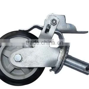 8" Stem Scaffolding Caster Wheel With Brake thumbnail-1