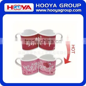 High Technology Heat Temperature Couple Used Color Change Magic Cup Mug thumbnail-1